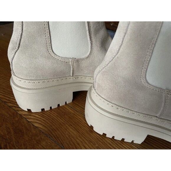 Anthropologie: SHOE THE BEAR Cream Leather 'Iona' Chelsea Boots sz 39 (sz 8 US) - Picture 6 of 12